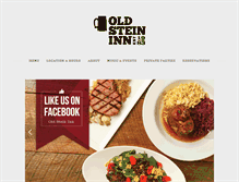Tablet Screenshot of oldstein-inn.com